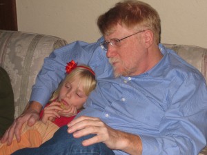 Hannah & Uncle Paul Xmas 2011